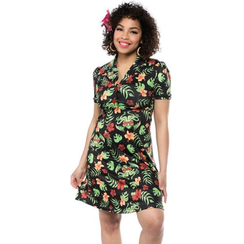 Sourpuss Rosie Dress Tropicthulhu